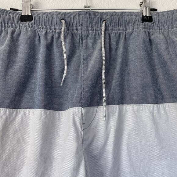 Rip Curl Men's Shorts Volley Fit Size 34 Blue Red Gray Striped Surf Wear Board - Picture 8 of 16